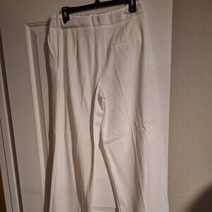 Zara Cream Pants w/Elasticized Waist (Tie Strings)